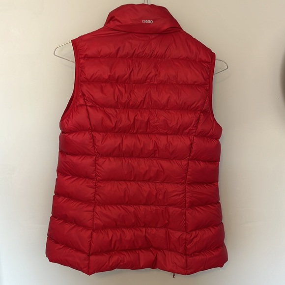 Eddie Bauer vest 650 women’s red size small 80% down - Picture 5 of 5